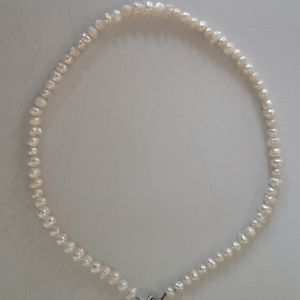 Authentic Freshwater pearl necklace and earrings